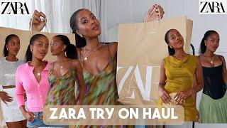 ZARA HAUL  ZARA TRY ON HAUL NEW IN ZARA  ZARA SUMMER TRY ON  STYLE WITH ME