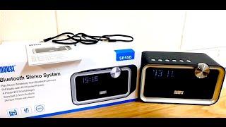 Review August SE55 - Bluetooth Stereo Clock Radio Speaker