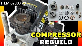 Harbor Freight Central Pneumatic Air Compressor Rebuild