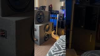 Playing lows on the subs 28-20 HZ #subwoofer #soundsystem #behringer #speaker #subwooferbass