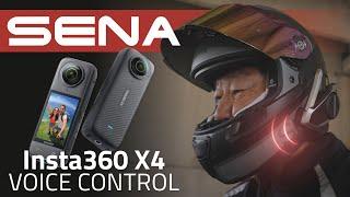 Sena +Insta360 Voice Control Feature