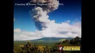 News5E  Photos of May 7 2013 Mayon Volcano ash explosion