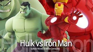 Marvel Avengers Hulk vs Iron Man Battle Gameplay Spider-Man Captain America Thor Super Heroes