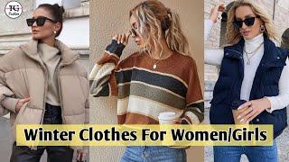 Winter Clothes For WomenGirls  Winter Wear For Women  Winter Outfits #fashion #trending