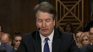 Brett Kavanaugh gets emotional says daughter suggested praying for accuser