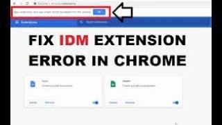 How to add IDM extension in google chrome windows 10 2018