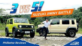 Suzuki Jimny 3 vs 5 door  Philkotse Reviews