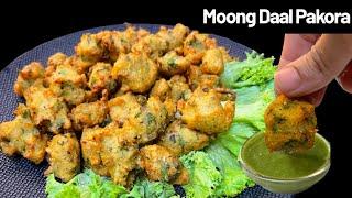 Moong Daal Pakora Quick & Easy snacks Recipe For Iftaar - Ramdan Special