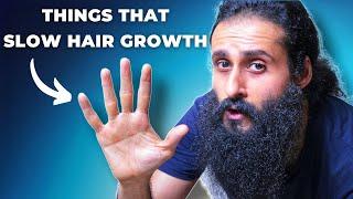 5 Things That Slow Hair Growth - Fix It Today  Bearded Chokra