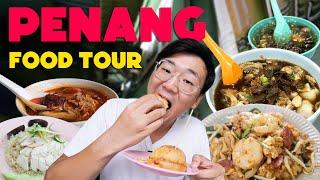 EATING NONSTOP in PENANG Malaysia  George Town Food Tour