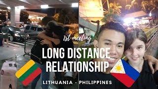 LDR - LONG DISTANCE RELATIONSHIP  MEETING FOR THE FIRST TIME  FILIPINO AND LITHUANIAN