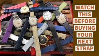 What kind of watch strap should I get?  A simple issue but a big problem for many watch enthusiasts