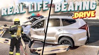 Accidents Based on Real Events on BeamNG.Drive #3  Real Life - Flashbacks