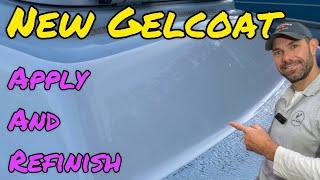 Apply and Refinish New Gelcoat over old on a Contessa 32 ReGelcoating 101