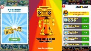 Unlocking BOOMBOT ON SUBWAY SURFERS