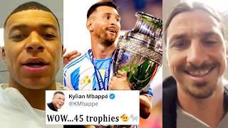 Famous Reaction On Messi & Argentina Win BACK TO BACK Copa America titles Argentina vs Colombia 1-0