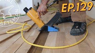 Installing a Wood Floor Oak  Ep.129