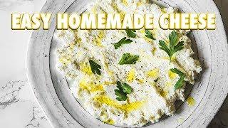 The Easiest Homemade Cheese Ever Ricotta