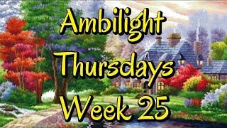 Ambilight Thursdays 25 #stampedcrossstitch #flosstube #pointdecroix #unboxing #stitchalong