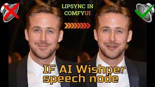 ComfyUI - Using Whisper speech node to make images talklip sync  Tutorial