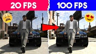 GTA 5 Lag Fix Low End PC - 2GB RAM  Get 100+ FPS Easiest Method