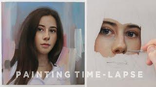PORTRAIT PAINTING TIME-LAPSE  “Giorgia” Oil on canvas