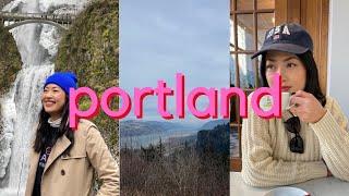 PORTLAND VLOG 2022  5 Days in Portland  Downtown PDX Multnomah Falls Willamette Valley