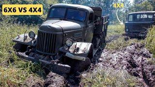 Which means of transport is more capable off road. Truck 6x6 VS 4x4 in mud off-road