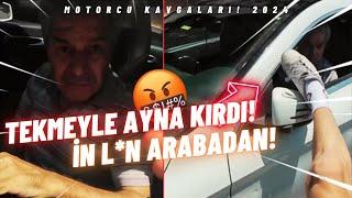 TÜRKİYEDE YAŞANAN MOTORCU KAVGALARI VE KAZALARI #178  Trafik Kavgaları 2024