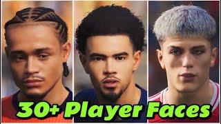 eFOOTBALL 2025  30+ NEW PLAYER FACES #pes2025 ft  ENDRICK GARNACHO XAVI   4.0 UPDATE4K