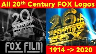 20th Century FOX ALL Intros 1914-2020 Fox Film to 20th Century Studios Before Name Change