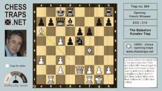 French Winawer - The Balashov Kovalev Trap trap no. 604