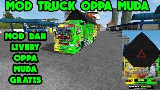 DOWNLOAD MOD DAN LIVERY TRUCK OPPA MUDA SYAFII PUTRA - BUS SIMULATOR INDONESIA