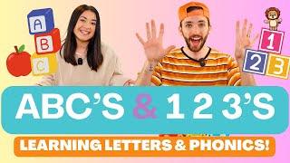 Learning ABCs + 1 2 3s  Fun Learning For Children  Phonics  Christian