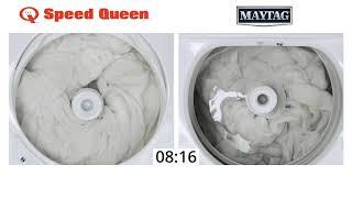 Large Load Comparison Speed Queen® vs. Maytag®