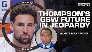 THE PRICE OF GREATNESS  Stephen A. floats Klay Thompson to 76ers & Knicks  First Take