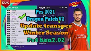 Pes 2021 Dragon Patch V2 Update transper Winter Season Ps4 hen7.02