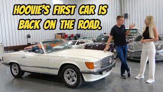 Why Hoovie stopped driving his first car and left it to rot 1985 Mercedes 500SL Euro until today.