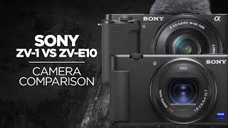 Sony ZV-1 vs ZV-E10 Camera Comparison