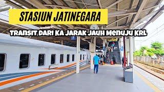 STASIUN JATINEGARA  Akses Dari PERON KA JARAK JAUH MENUJU PERON Kereta Commuter Line KRL