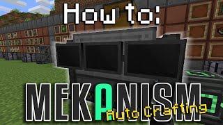 How to Mekanism  Digital Miner & Auto Crafting Minecraft 1.16.5