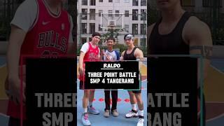 Raldo dapet Rp100.000 kalau menang three point battle #basketball #challenge #battle