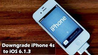 iPhone 4s Downgrade iOS 9.3.6 -  9.3.5 to iOS 6.1.3  Fix Error Downgrade  2022