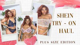 SHEIN Plus Size Lingerie Try On Haul