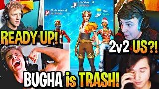 CLIX & BUGHA *RANDOMLY* ask TFUE & SYMFUHNY to 2v2 and THIS HAPPENED Fortnite