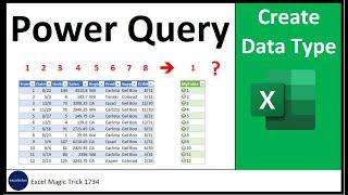 Store Full Table to One Column? Excel Power Query Puts Records in One Cell Excel Magic Trick1734.