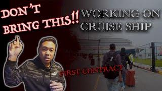 DONT BRING THIS‼️ WORKING ON CRUISE SHIP  TIPS FOR THE FIRST TIMER WORKING INTO A CRUISE SHIP