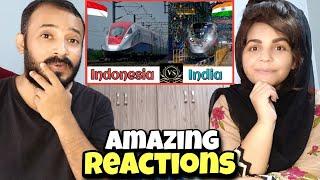 INDIAN RAILWAYS Vs INDONESIAN RAILWAYS Comparison in 2024  Pakistani Couple Reaction