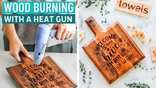 WOOD BURNING BURN PICTURES & DESIGNS INTO WOOD W ANY CRICUT MACHINE  CRICUT TUTORIAL FOR BEGINNER