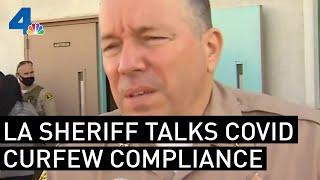 LA County Sheriff Discusses Consequences of Not Complying With Coronavirus Rules  NBCLA